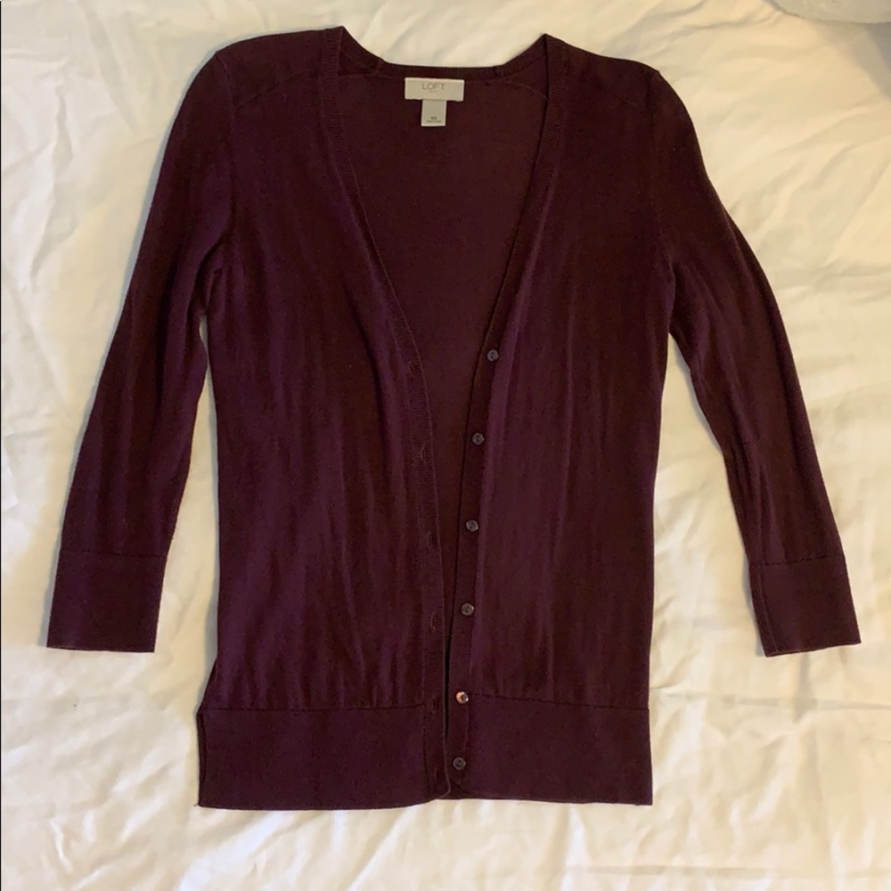 Loft Button Up Cardigan